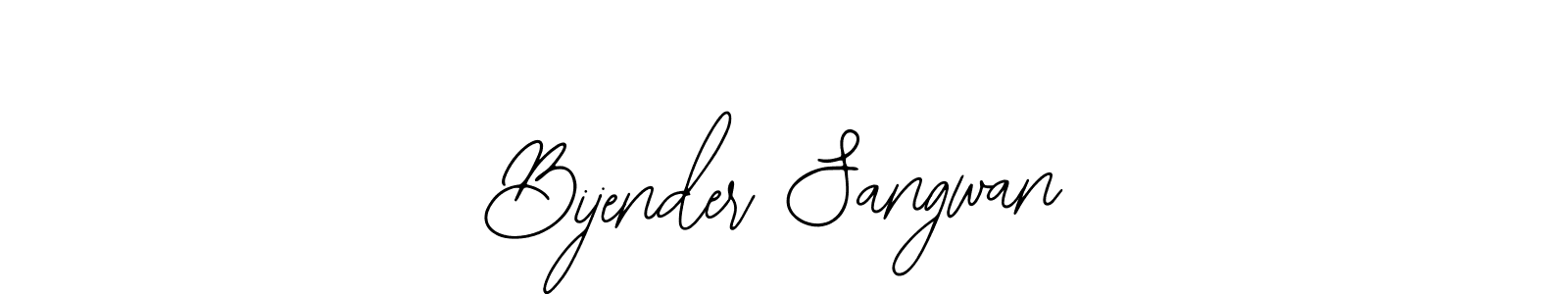 Make a beautiful signature design for name Bijender Sangwan. Use this online signature maker to create a handwritten signature for free. Bijender Sangwan signature style 12 images and pictures png