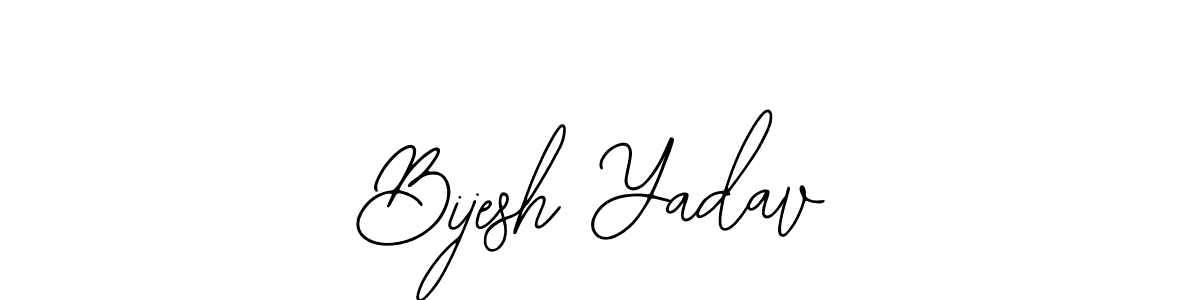 Also You can easily find your signature by using the search form. We will create Bijesh Yadav name handwritten signature images for you free of cost using Bearetta-2O07w sign style. Bijesh Yadav signature style 12 images and pictures png