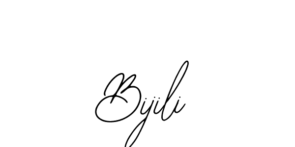 How to make Bijili signature? Bearetta-2O07w is a professional autograph style. Create handwritten signature for Bijili name. Bijili signature style 12 images and pictures png