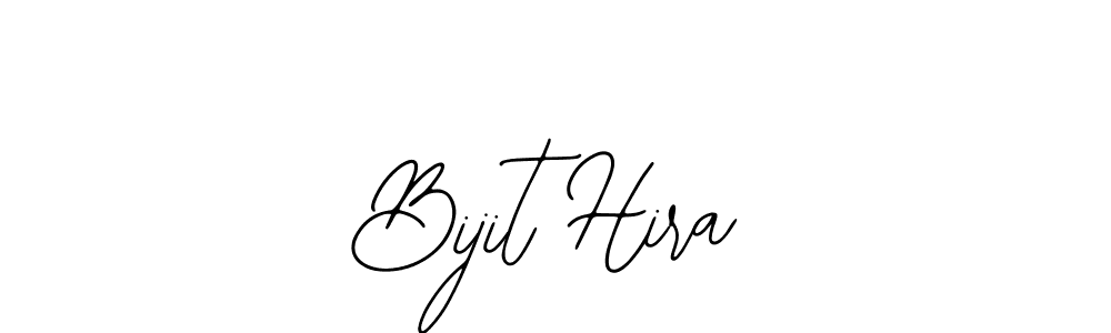 You should practise on your own different ways (Bearetta-2O07w) to write your name (Bijit Hira) in signature. don't let someone else do it for you. Bijit Hira signature style 12 images and pictures png