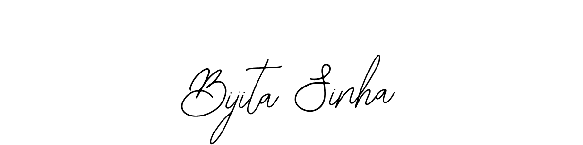 How to make Bijita Sinha name signature. Use Bearetta-2O07w style for creating short signs online. This is the latest handwritten sign. Bijita Sinha signature style 12 images and pictures png