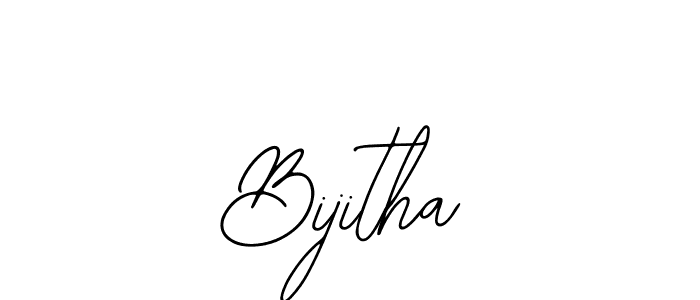 Design your own signature with our free online signature maker. With this signature software, you can create a handwritten (Bearetta-2O07w) signature for name Bijitha. Bijitha signature style 12 images and pictures png
