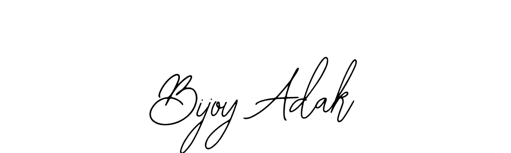 The best way (Bearetta-2O07w) to make a short signature is to pick only two or three words in your name. The name Bijoy Adak include a total of six letters. For converting this name. Bijoy Adak signature style 12 images and pictures png