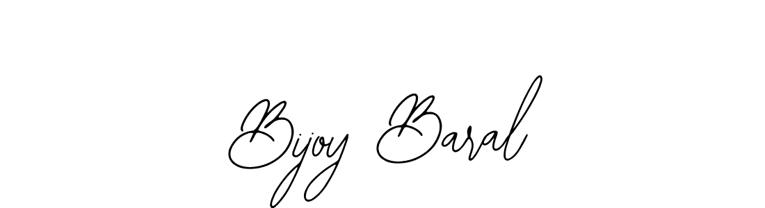 Also we have Bijoy Baral name is the best signature style. Create professional handwritten signature collection using Bearetta-2O07w autograph style. Bijoy Baral signature style 12 images and pictures png
