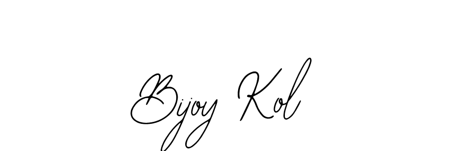 Also You can easily find your signature by using the search form. We will create Bijoy Kol name handwritten signature images for you free of cost using Bearetta-2O07w sign style. Bijoy Kol signature style 12 images and pictures png