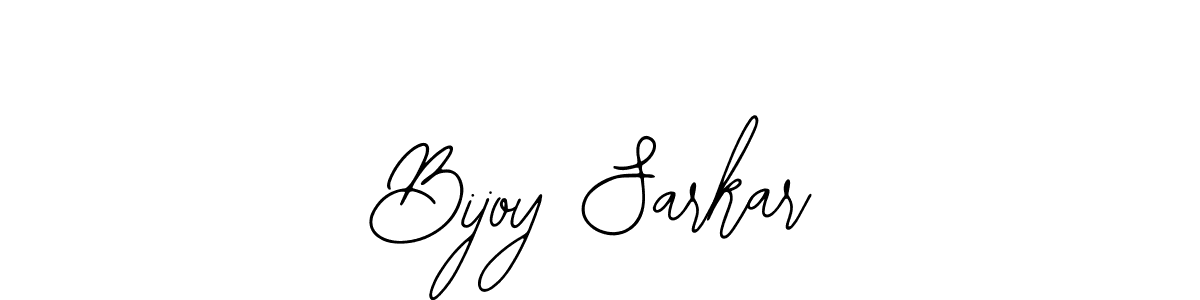 How to make Bijoy Sarkar name signature. Use Bearetta-2O07w style for creating short signs online. This is the latest handwritten sign. Bijoy Sarkar signature style 12 images and pictures png