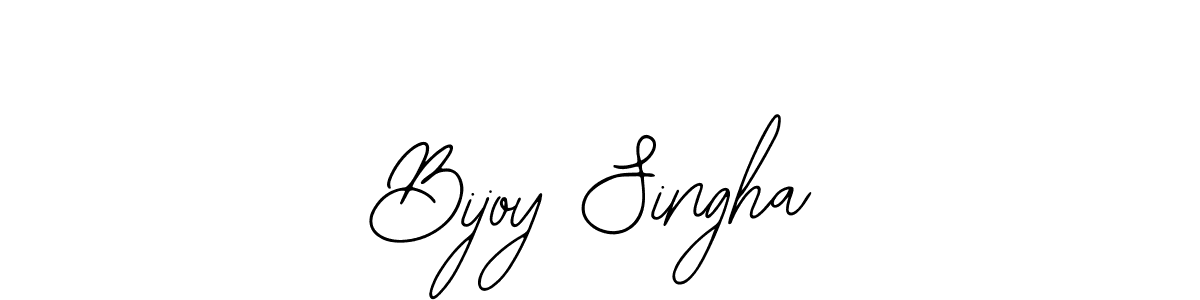 Use a signature maker to create a handwritten signature online. With this signature software, you can design (Bearetta-2O07w) your own signature for name Bijoy Singha. Bijoy Singha signature style 12 images and pictures png