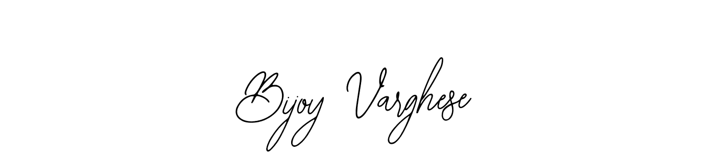 Design your own signature with our free online signature maker. With this signature software, you can create a handwritten (Bearetta-2O07w) signature for name Bijoy Varghese. Bijoy Varghese signature style 12 images and pictures png