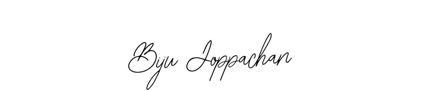 You should practise on your own different ways (Bearetta-2O07w) to write your name (Biju Joppachan) in signature. don't let someone else do it for you. Biju Joppachan signature style 12 images and pictures png