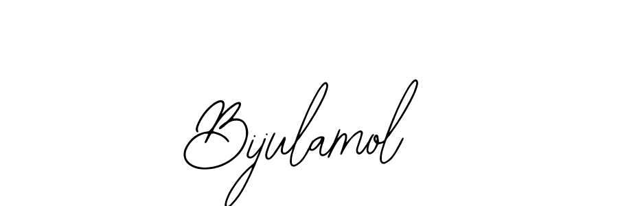 You should practise on your own different ways (Bearetta-2O07w) to write your name (Bijulamol) in signature. don't let someone else do it for you. Bijulamol signature style 12 images and pictures png