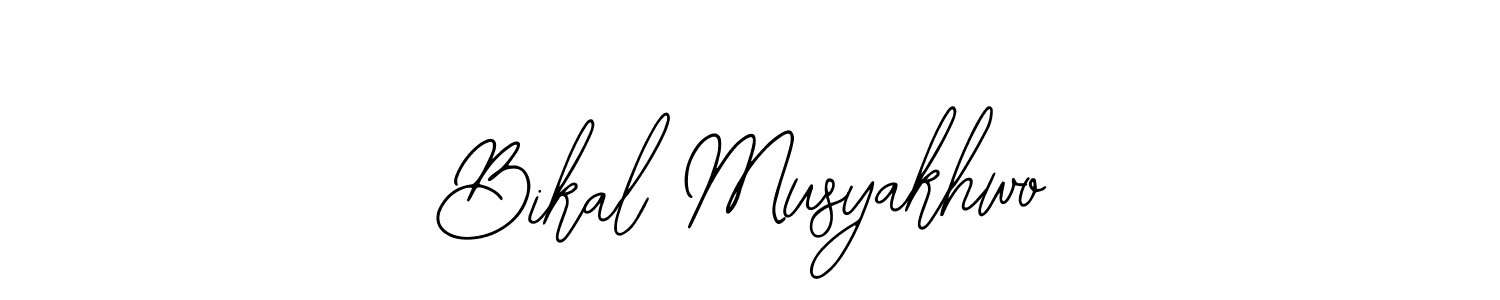 Also we have Bikal Musyakhwo name is the best signature style. Create professional handwritten signature collection using Bearetta-2O07w autograph style. Bikal Musyakhwo signature style 12 images and pictures png