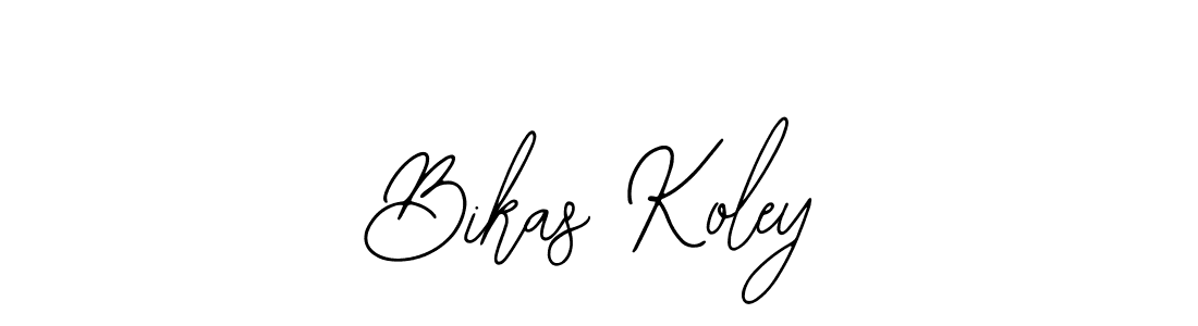 Also we have Bikas Koley name is the best signature style. Create professional handwritten signature collection using Bearetta-2O07w autograph style. Bikas Koley signature style 12 images and pictures png