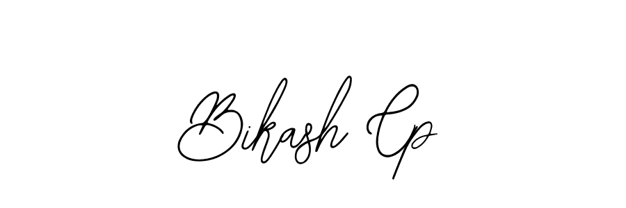 How to make Bikash Cp name signature. Use Bearetta-2O07w style for creating short signs online. This is the latest handwritten sign. Bikash Cp signature style 12 images and pictures png