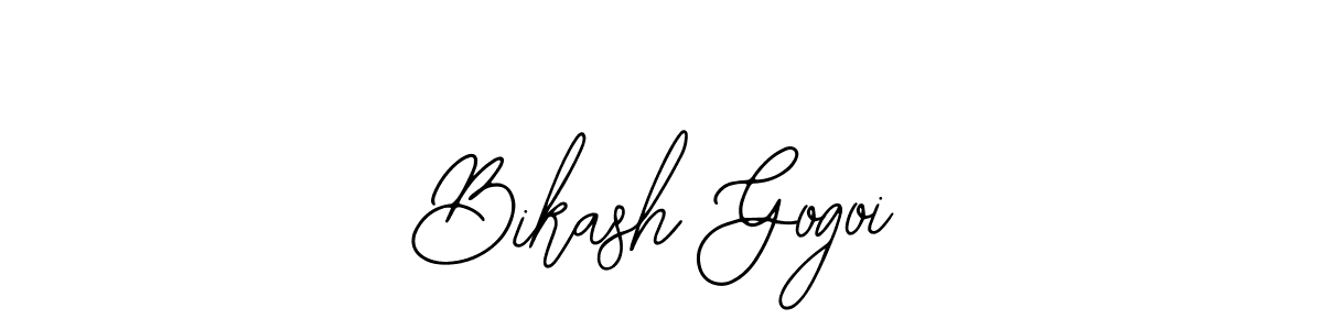 Design your own signature with our free online signature maker. With this signature software, you can create a handwritten (Bearetta-2O07w) signature for name Bikash Gogoi. Bikash Gogoi signature style 12 images and pictures png