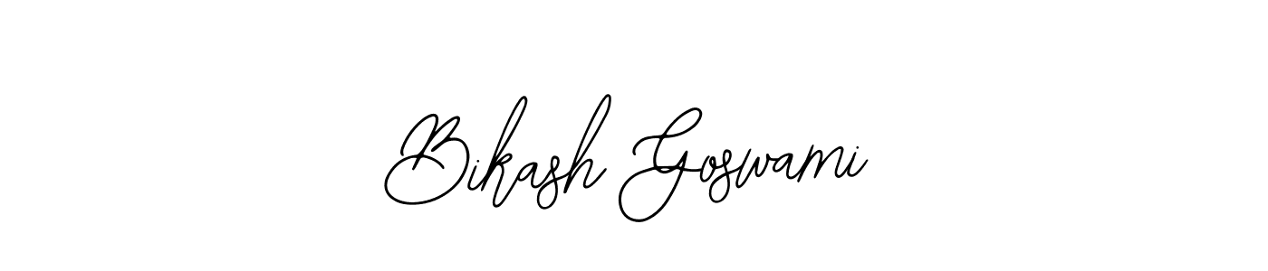 How to make Bikash Goswami signature? Bearetta-2O07w is a professional autograph style. Create handwritten signature for Bikash Goswami name. Bikash Goswami signature style 12 images and pictures png