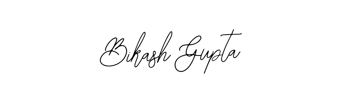 Design your own signature with our free online signature maker. With this signature software, you can create a handwritten (Bearetta-2O07w) signature for name Bikash Gupta. Bikash Gupta signature style 12 images and pictures png
