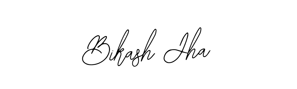 How to make Bikash Jha signature? Bearetta-2O07w is a professional autograph style. Create handwritten signature for Bikash Jha name. Bikash Jha signature style 12 images and pictures png
