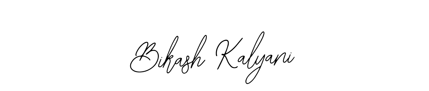 Use a signature maker to create a handwritten signature online. With this signature software, you can design (Bearetta-2O07w) your own signature for name Bikash Kalyani. Bikash Kalyani signature style 12 images and pictures png