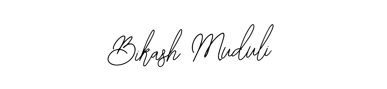 if you are searching for the best signature style for your name Bikash Muduli. so please give up your signature search. here we have designed multiple signature styles  using Bearetta-2O07w. Bikash Muduli signature style 12 images and pictures png