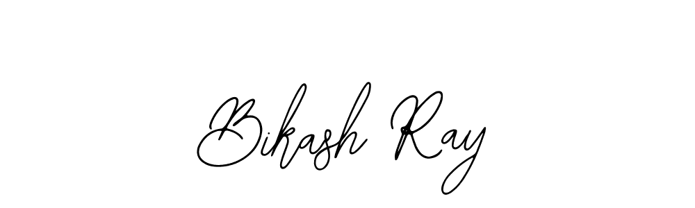 How to make Bikash Ray name signature. Use Bearetta-2O07w style for creating short signs online. This is the latest handwritten sign. Bikash Ray signature style 12 images and pictures png