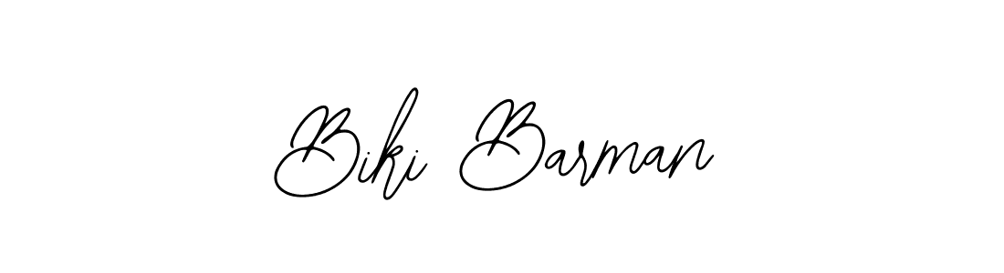 Make a beautiful signature design for name Biki Barman. With this signature (Bearetta-2O07w) style, you can create a handwritten signature for free. Biki Barman signature style 12 images and pictures png
