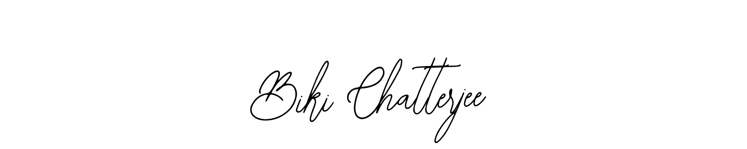 You should practise on your own different ways (Bearetta-2O07w) to write your name (Biki Chatterjee) in signature. don't let someone else do it for you. Biki Chatterjee signature style 12 images and pictures png