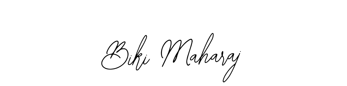 Also we have Biki Maharaj name is the best signature style. Create professional handwritten signature collection using Bearetta-2O07w autograph style. Biki Maharaj signature style 12 images and pictures png