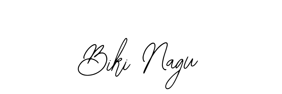 Check out images of Autograph of Biki Nagu name. Actor Biki Nagu Signature Style. Bearetta-2O07w is a professional sign style online. Biki Nagu signature style 12 images and pictures png