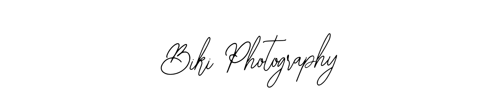 How to make Biki Photography signature? Bearetta-2O07w is a professional autograph style. Create handwritten signature for Biki Photography name. Biki Photography signature style 12 images and pictures png