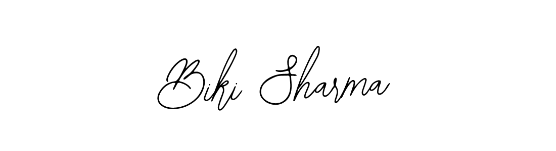 Similarly Bearetta-2O07w is the best handwritten signature design. Signature creator online .You can use it as an online autograph creator for name Biki Sharma. Biki Sharma signature style 12 images and pictures png