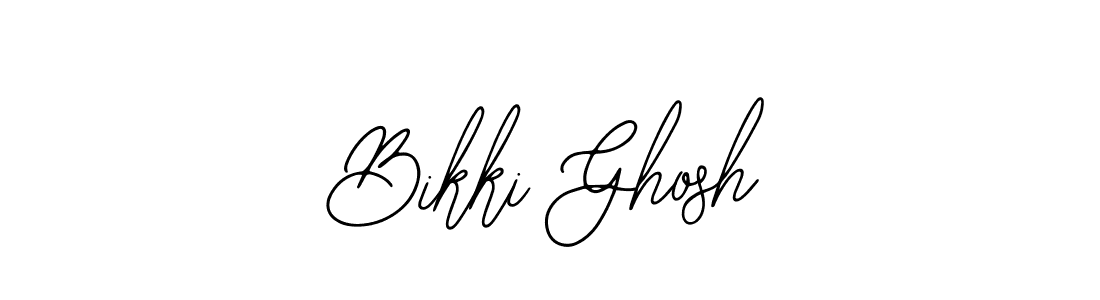The best way (Bearetta-2O07w) to make a short signature is to pick only two or three words in your name. The name Bikki Ghosh include a total of six letters. For converting this name. Bikki Ghosh signature style 12 images and pictures png