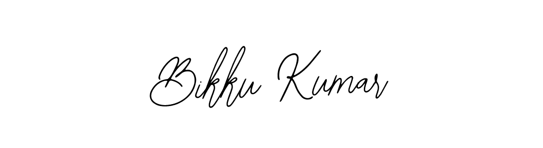 Design your own signature with our free online signature maker. With this signature software, you can create a handwritten (Bearetta-2O07w) signature for name Bikku Kumar. Bikku Kumar signature style 12 images and pictures png