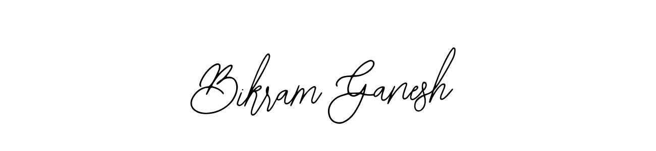 if you are searching for the best signature style for your name Bikram Ganesh. so please give up your signature search. here we have designed multiple signature styles  using Bearetta-2O07w. Bikram Ganesh signature style 12 images and pictures png