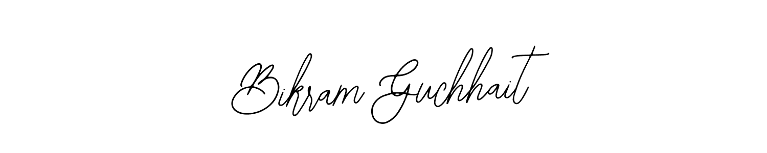 The best way (Bearetta-2O07w) to make a short signature is to pick only two or three words in your name. The name Bikram Guchhait include a total of six letters. For converting this name. Bikram Guchhait signature style 12 images and pictures png