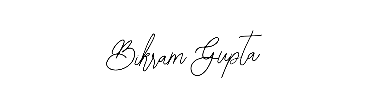 Design your own signature with our free online signature maker. With this signature software, you can create a handwritten (Bearetta-2O07w) signature for name Bikram Gupta. Bikram Gupta signature style 12 images and pictures png