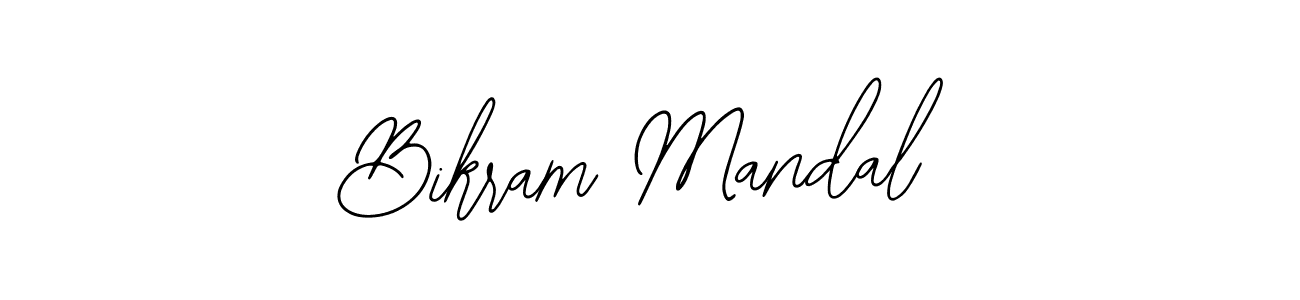 How to make Bikram Mandal name signature. Use Bearetta-2O07w style for creating short signs online. This is the latest handwritten sign. Bikram Mandal signature style 12 images and pictures png