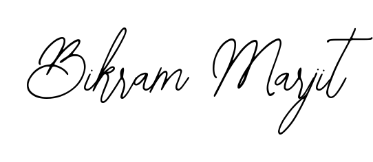 Style your name Bikram Marjit with confidence using Bearetta-2O07w signature design. Simple, elegant, and ready for immediate document use. Bikram Marjit signature style 12 images and pictures png
