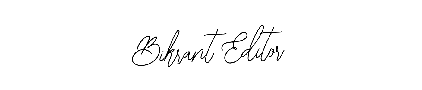It looks lik you need a new signature style for name Bikrant Editor. Design unique handwritten (Bearetta-2O07w) signature with our free signature maker in just a few clicks. Bikrant Editor signature style 12 images and pictures png