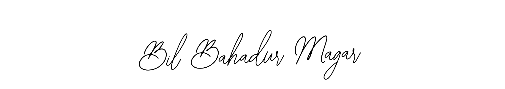 The best way (Bearetta-2O07w) to make a short signature is to pick only two or three words in your name. The name Bil Bahadur Magar include a total of six letters. For converting this name. Bil Bahadur Magar signature style 12 images and pictures png