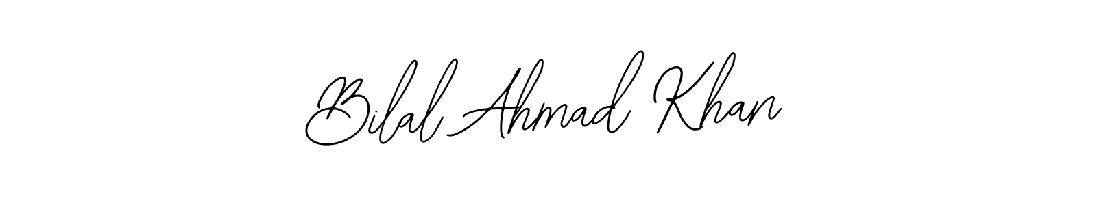 Bearetta-2O07w is a professional signature style that is perfect for those who want to add a touch of class to their signature. It is also a great choice for those who want to make their signature more unique. Get Bilal Ahmad Khan name to fancy signature for free. Bilal Ahmad Khan signature style 12 images and pictures png