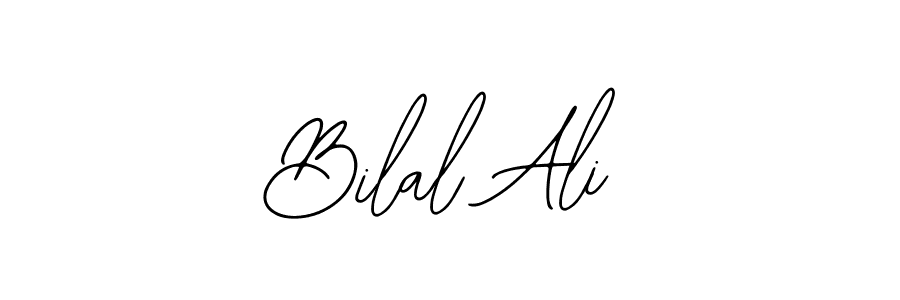 Use a signature maker to create a handwritten signature online. With this signature software, you can design (Bearetta-2O07w) your own signature for name Bilal Ali. Bilal Ali signature style 12 images and pictures png