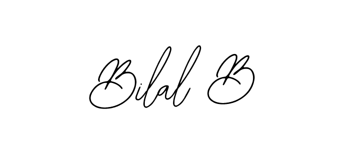 How to make Bilal B signature? Bearetta-2O07w is a professional autograph style. Create handwritten signature for Bilal B name. Bilal B signature style 12 images and pictures png