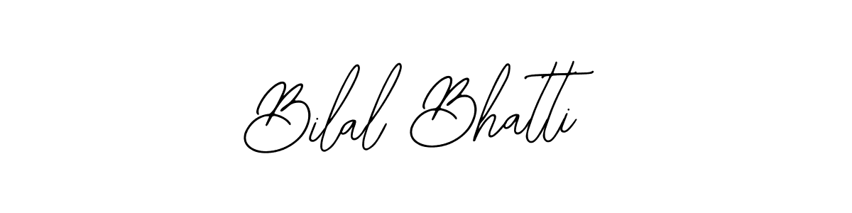 Use a signature maker to create a handwritten signature online. With this signature software, you can design (Bearetta-2O07w) your own signature for name Bilal Bhatti. Bilal Bhatti signature style 12 images and pictures png