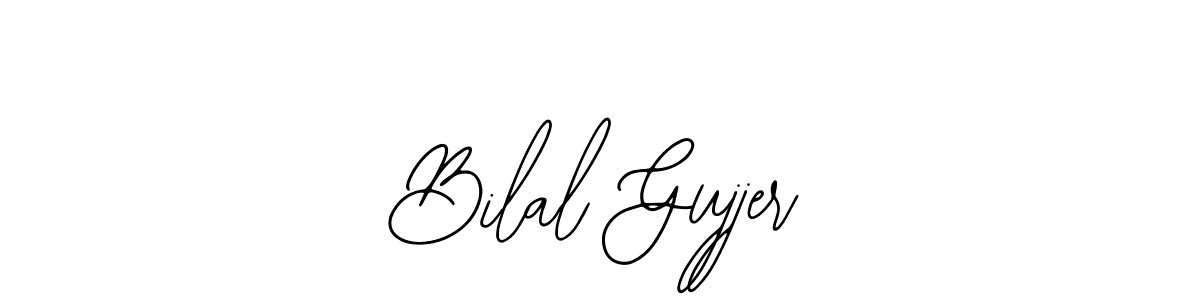 How to make Bilal Gujjer name signature. Use Bearetta-2O07w style for creating short signs online. This is the latest handwritten sign. Bilal Gujjer signature style 12 images and pictures png
