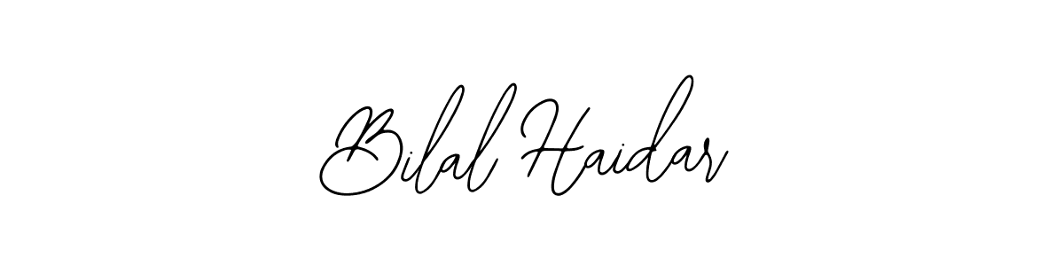 Also You can easily find your signature by using the search form. We will create Bilal Haidar name handwritten signature images for you free of cost using Bearetta-2O07w sign style. Bilal Haidar signature style 12 images and pictures png