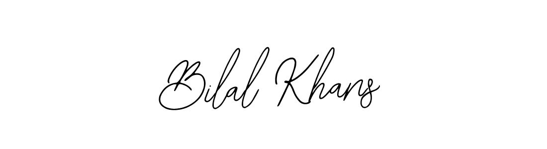 How to make Bilal Khans signature? Bearetta-2O07w is a professional autograph style. Create handwritten signature for Bilal Khans name. Bilal Khans signature style 12 images and pictures png