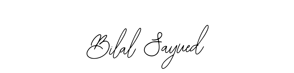 How to make Bilal Sayued signature? Bearetta-2O07w is a professional autograph style. Create handwritten signature for Bilal Sayued name. Bilal Sayued signature style 12 images and pictures png