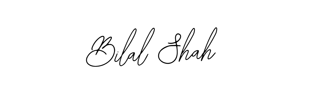 Use a signature maker to create a handwritten signature online. With this signature software, you can design (Bearetta-2O07w) your own signature for name Bilal Shah. Bilal Shah signature style 12 images and pictures png