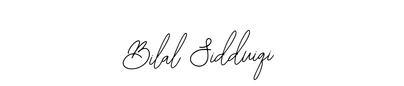 Design your own signature with our free online signature maker. With this signature software, you can create a handwritten (Bearetta-2O07w) signature for name Bilal Sidduiqi. Bilal Sidduiqi signature style 12 images and pictures png