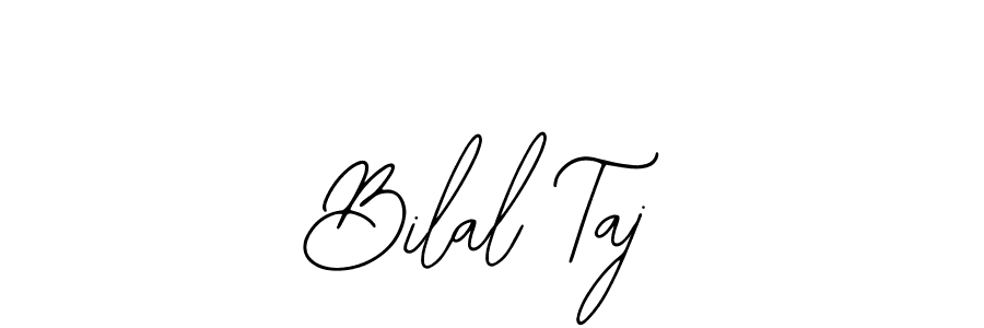 Bearetta-2O07w is a professional signature style that is perfect for those who want to add a touch of class to their signature. It is also a great choice for those who want to make their signature more unique. Get Bilal Taj name to fancy signature for free. Bilal Taj signature style 12 images and pictures png